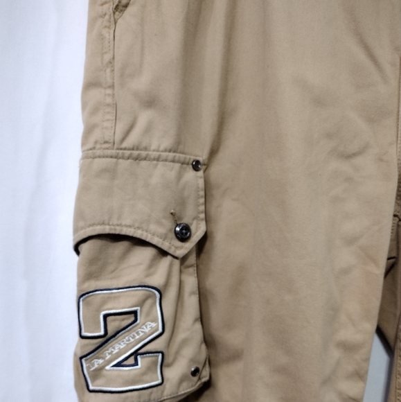 La Martina Saddlery Cargo Shorts Men's 38 Tan Bobo Retro 90s Streetwear Utility - Picture 6 of 10